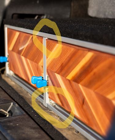 Hidden Corner Brackets, Pack of 4