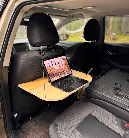 Backseat Workstation Table for Car Campers