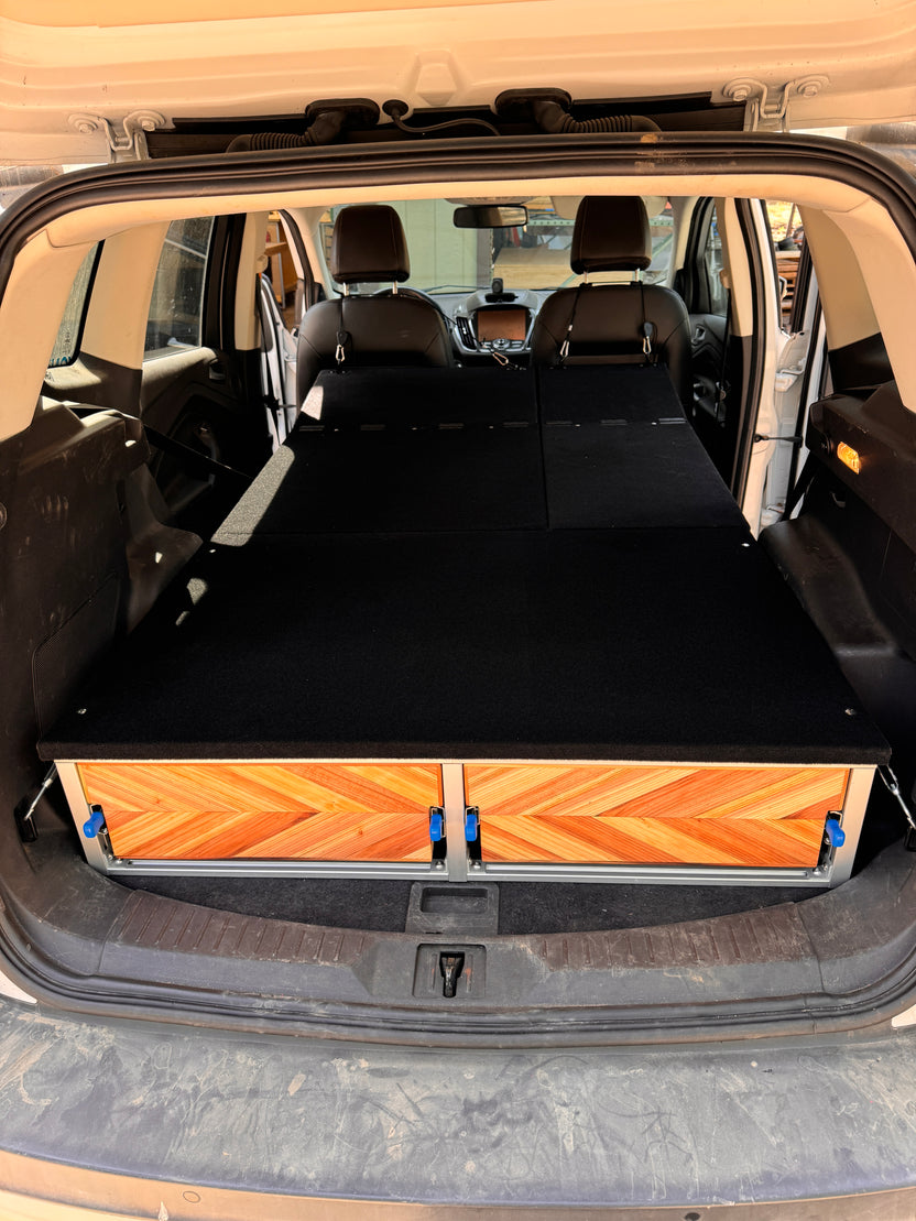 Ford Escape Camper Conversion Kit - Bed Platform & Storage Drawers ...