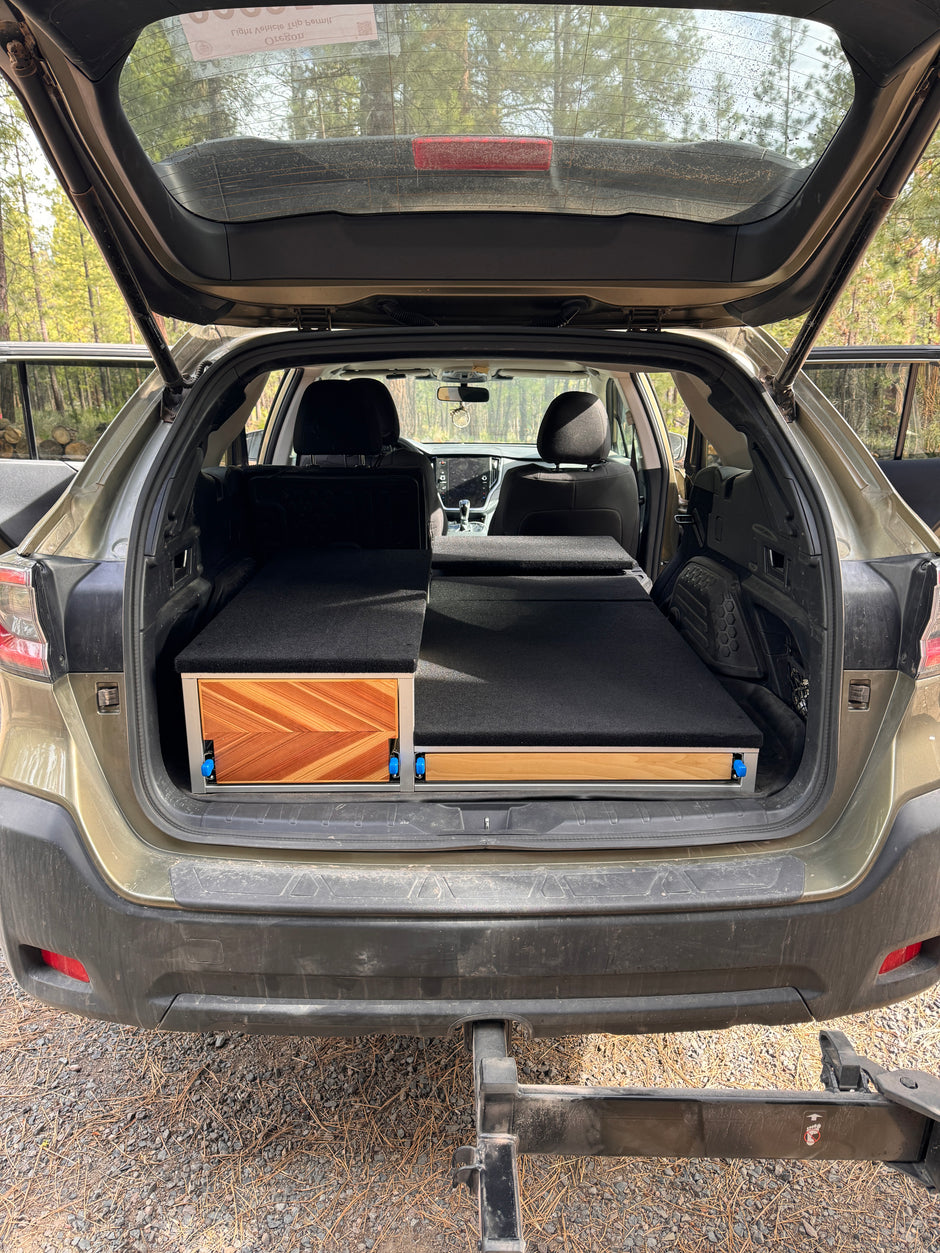 Subaru Outback Camper Kits - Sleeping Platform & Storage Drawers ...