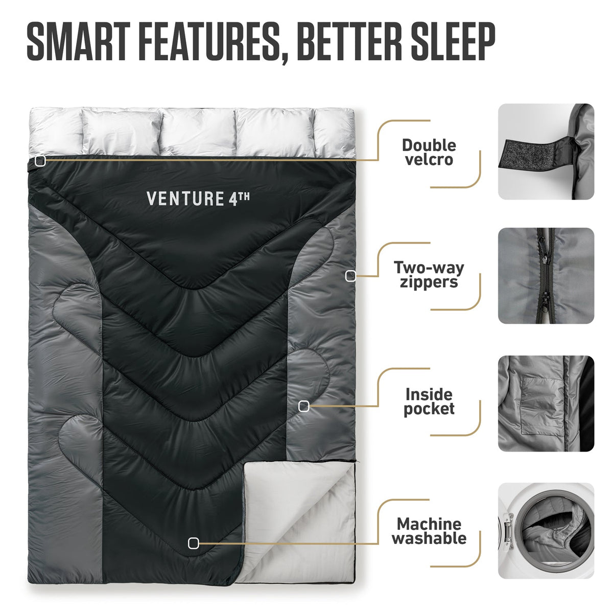 Venture 4th Double Sleeping Bag