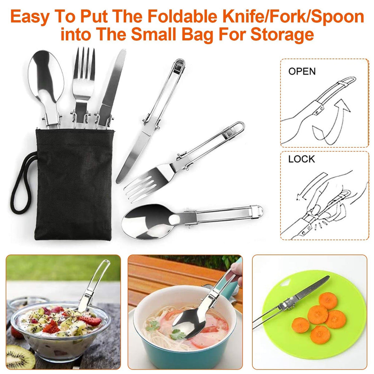 16-Piece Camp Cookware Set with Kettle and Utensils
