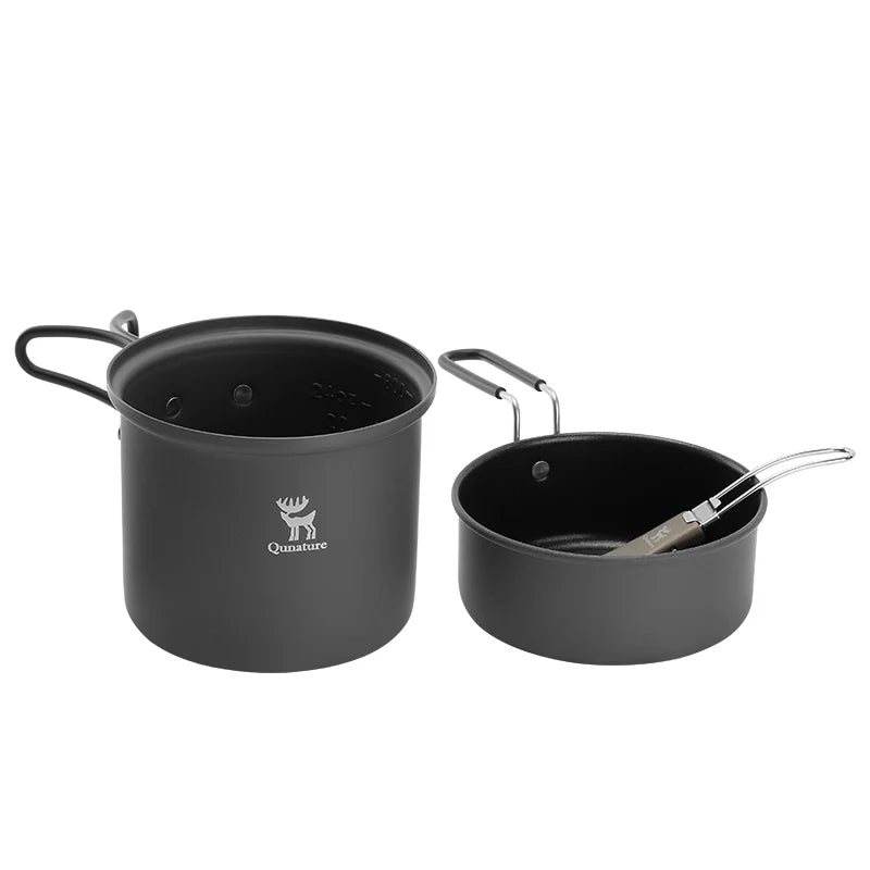 Ultralight Nesting Aluminum Camp Cookware Set