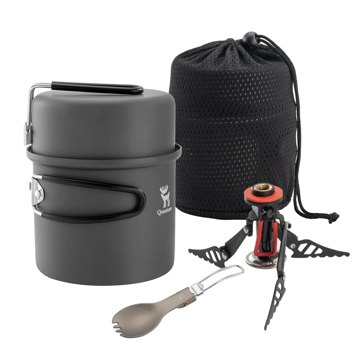 Ultralight Nesting Aluminum Camp Cookware Set