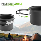 Ultralight Nesting Aluminum Camp Cookware Set