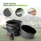 Ultralight Nesting Aluminum Camp Cookware Set
