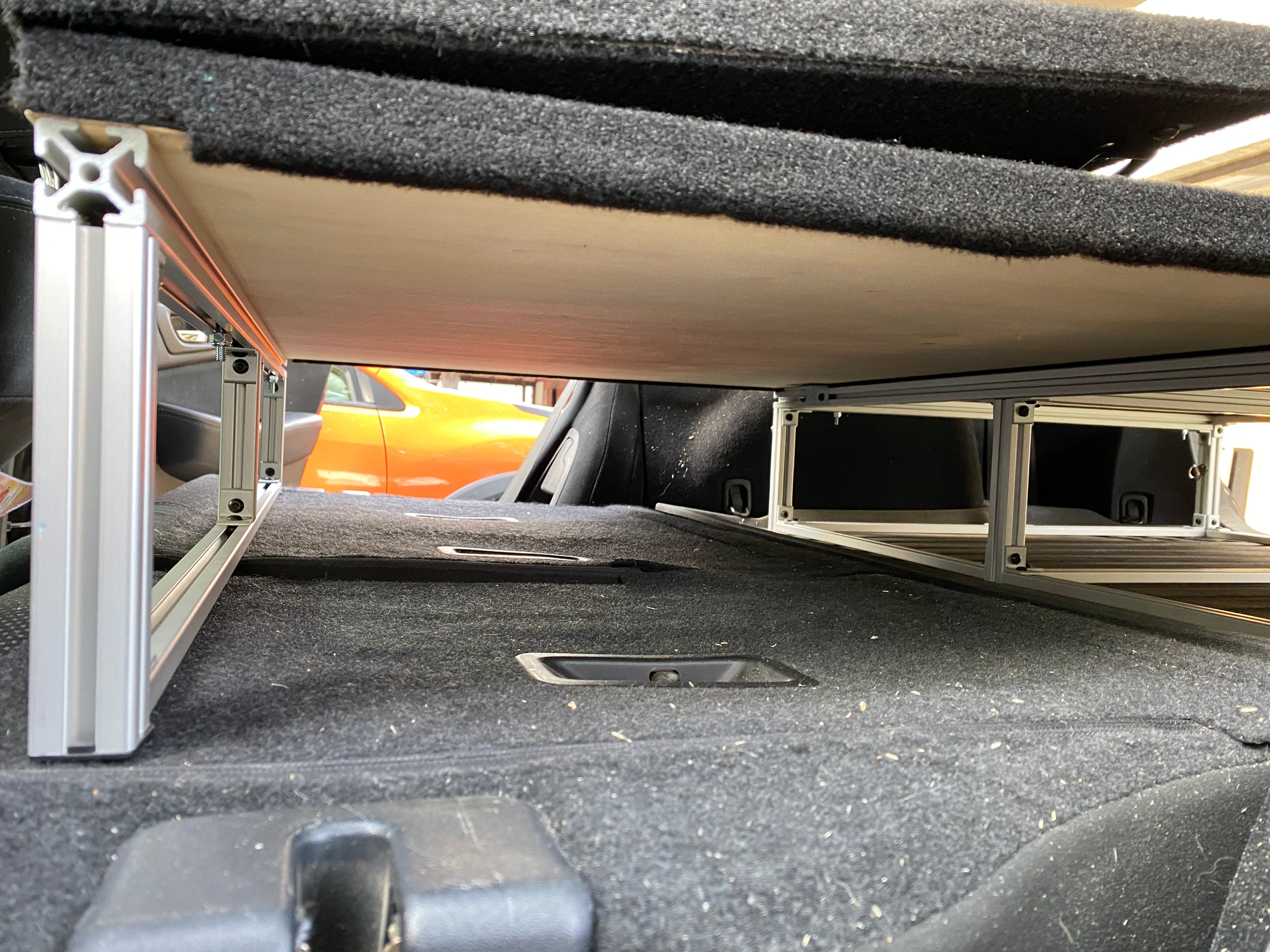 Aluminum Car Camper Bed Platform