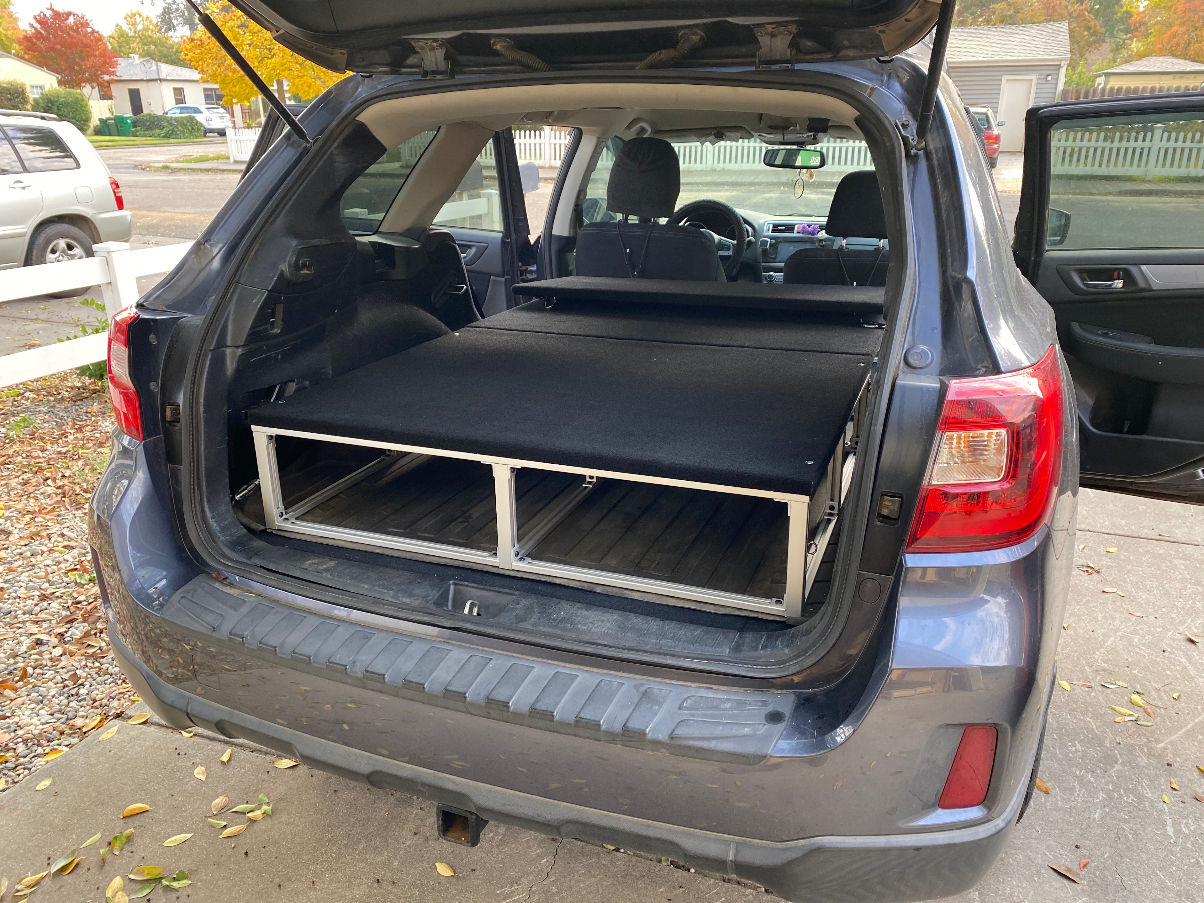 Aluminum Car Camper Bed Platform